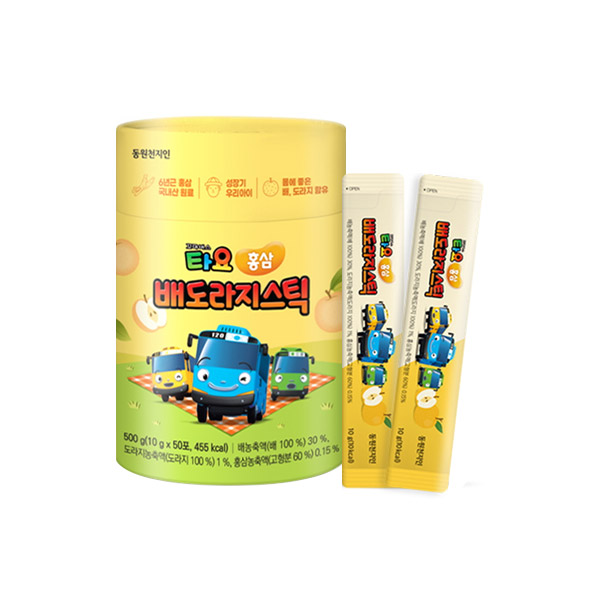 동원 천지인 꼬마버스 타요 홍삼 배도라지 스틱